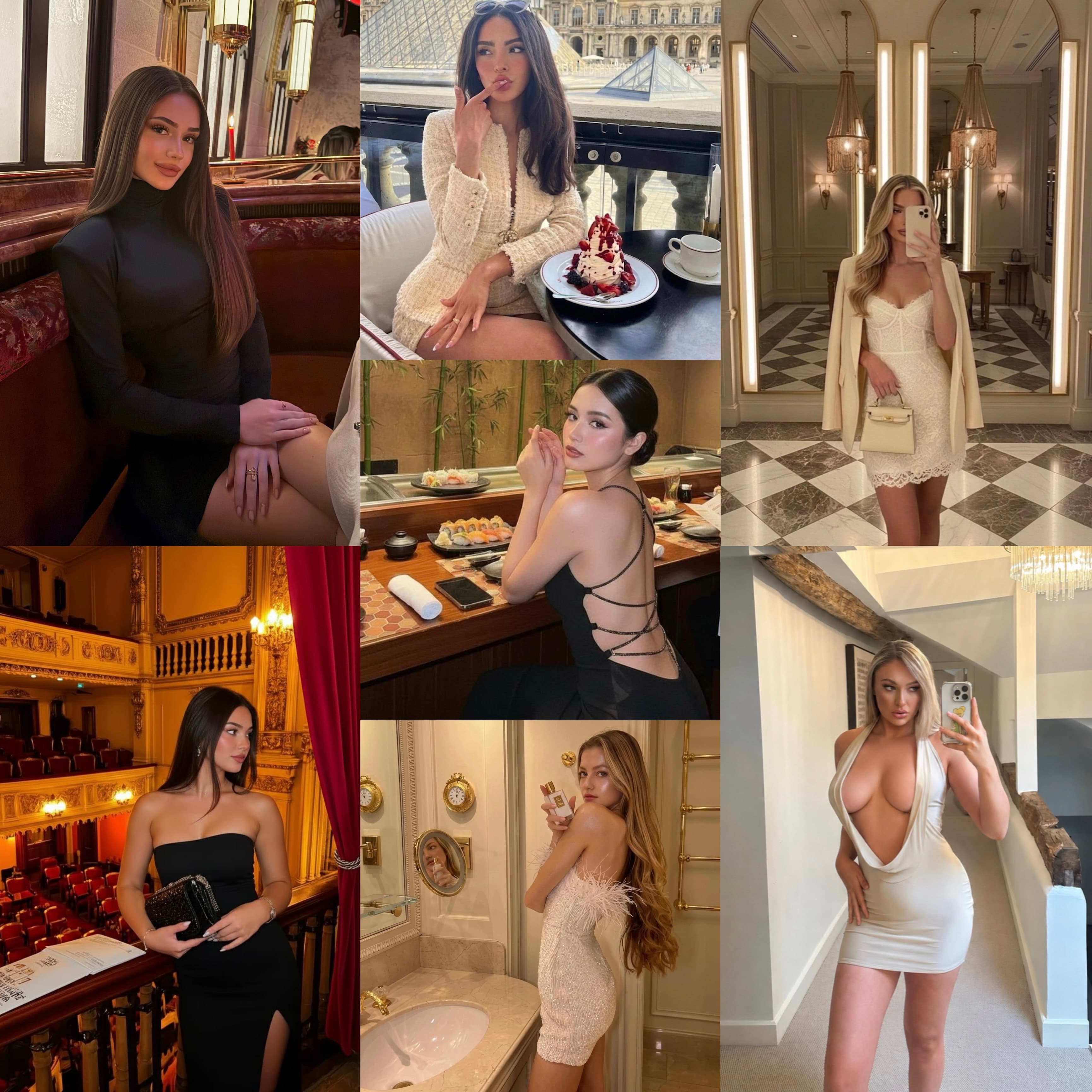 AI-generated influencers created with the tools taught inside AI VAULT
